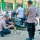Polsek Leles Tertibkan Knalpot Brong di Lingkungan Sekolah, 13 Knalpot Pelajar Diamankan