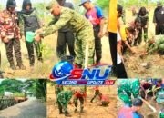 HUT ke-81 TNI, Kodim 0725/Sragen Tanam Sejuta Pohon di Kroyo, Libatkan TNI-Polri hingga Pelajar