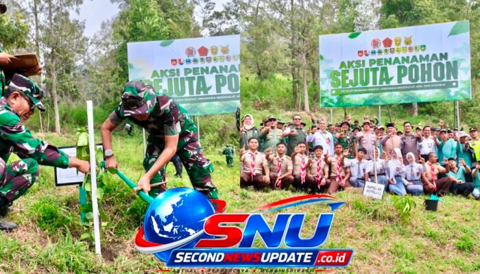 Kodim Boyolali Tanam 1.000 Pohon Endemik Merbabu, Gerakan Hijau TNI untuk Masa Depan
