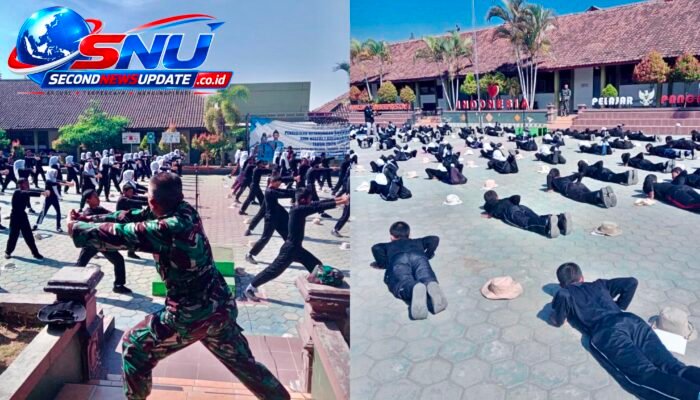 TNI Latih Siswa SMKN 1 Bulukerto, Tanamkan Keterampilan dan Patriotisme