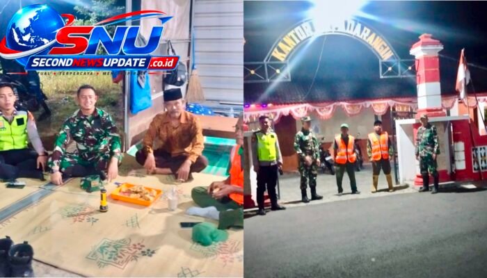Patroli Malam dan Komsos, Babinsa Slogohimo Ajak Warga Bersama Jaga Kamtibmas