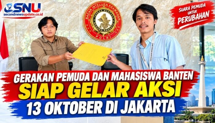 Gerakan Pemuda dan Mahasiswa Banten Siap Gelar Aksi 13 Oktober, Surat Pemberitahuan Resmi Diserahkan ke Mabes Polri, BGN dan Kejagung