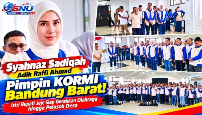 Syahnaz Sadiqah, Adik Raffi Ahmad, Pimpin KORMI Bandung Barat! Istri Bupati Jeje Siap Gerakkan Olahraga hingga Pelosok Desa