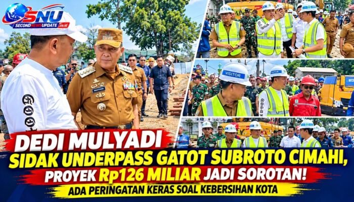 Dedi Mulyadi Sidak Underpass Gatot Subroto Cimahi, Proyek Rp126 Miliar Jadi Sorotan! Ada Peringatan Keras soal Kebersihan Kota