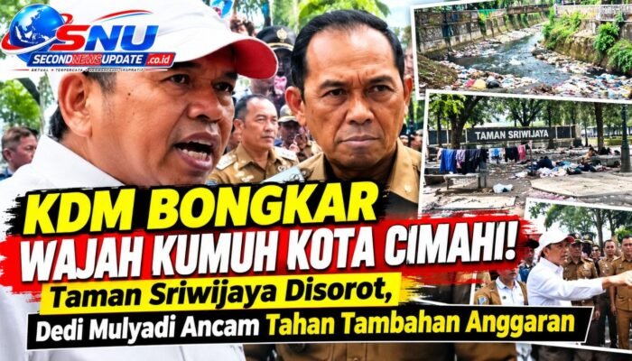 KDM Bongkar Wajah Kumuh Kota Cimahi! Taman Sriwijaya Disorot, Dedi Mulyadi Ancam Tahan Tambahan Anggaran