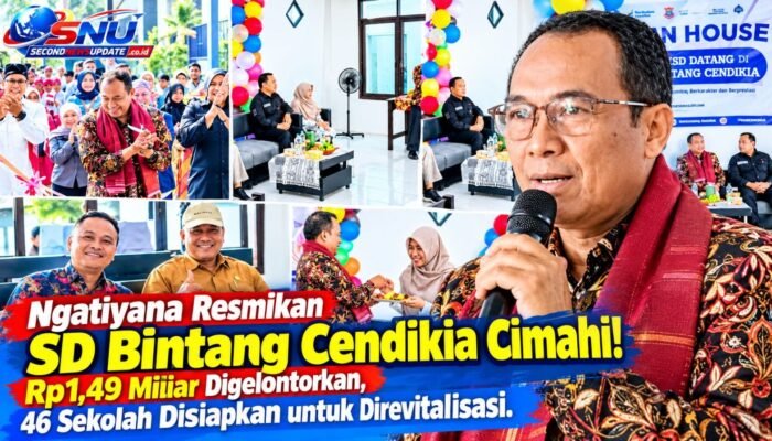 Ngatiyana Resmikan SD Bintang Cendikia Cimahi! Rp1,49 Miliar Digelontorkan, 46 Sekolah Disiapkan untuk Direvitalisasi.