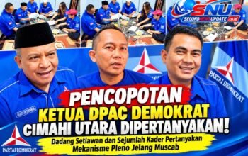Pencopotan Ketua DPAC Demokrat Cimahi Utara Dipersoalkan! Dadang Setiawan dan Sejumlah Kader Pertanyakan Mekanisme Pleno Jelang Muscab