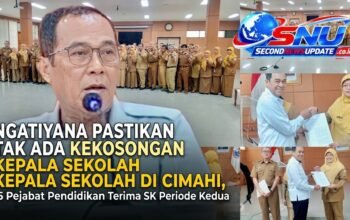 Ngatiyana Pastikan Tak Ada Kekosongan Kepala Sekolah di Cimahi, 15 Pejabat Pendidikan Terima SK Periode Kedua