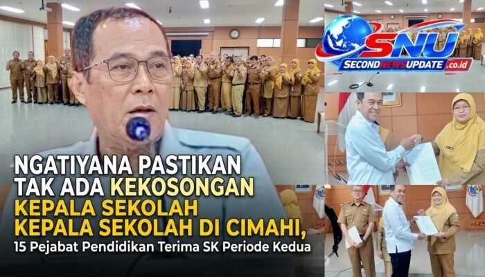 Ngatiyana Pastikan Tak Ada Kekosongan Kepala Sekolah di Cimahi, 15 Pejabat Pendidikan Terima SK Periode Kedua