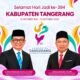 Dinas Bina Marga dan Sumber Daya Air (DBMSDA) Kabupaten Tangerang Mengucapkan Selamat Hari Jadi Kabupaten Tangerang Ke 394