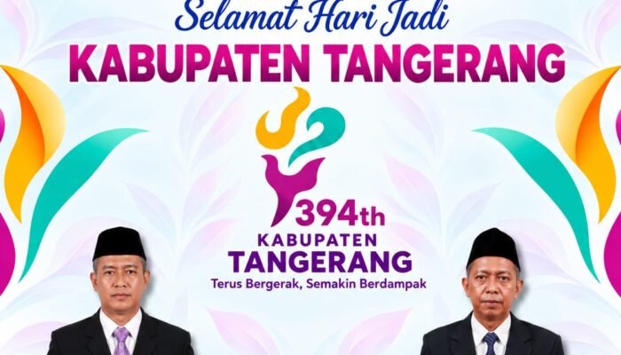 Dinas Pemberdayaan Masyarakat dan Pemerintahan Desa Kabupaten Tangerang Mengucapkan Selamat Hari Jadi Kabupaten Tangerang Ke 394
