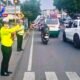 Polres Garut Siaga di Jalan Utama Cimanuk, Pengaturan Lalu Lintas Digencarkan Cegah Kemacetan