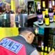 Operasi Pekat Polsek Cilawu Sasar Penjual Miras, Sejumlah Botol Arak Diamankan