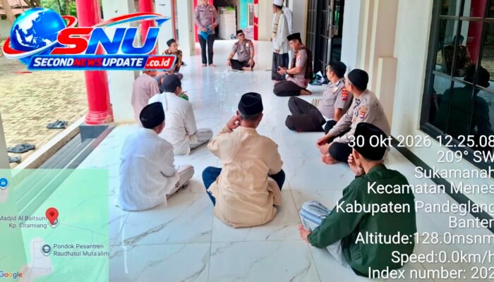 Perkuat Kedekatan dengan Warga, Kapolsek Menes Pimpin Jumling Bersama Camat dan Tokoh Masyarakat